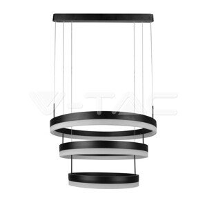 92W Luster Soft Light Stmievateľný čierny 3000K VT-82-3D (V-TAC)