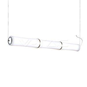 Dizajnové LED závesné svietidlo 52W 3000K 3400lm triak stmievateľné biely VT-7072 (V