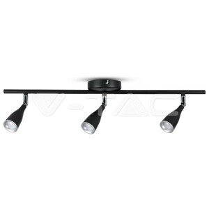Stropné LED svietidlo 3x4,5W, 3000K, 1080lm, čierne VT-813 (V-TAC)