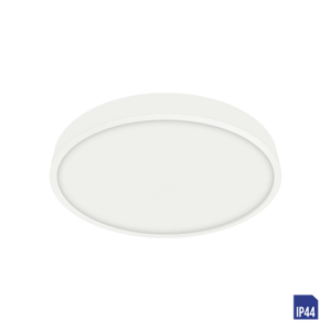 Svietidlo prisadené LENYS II RD 12W LED 4000K IP44 biele (Luxera)