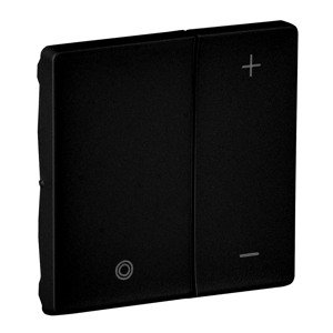 Kryt stmievača tlačidlového čierna Valena Life (Legrand)