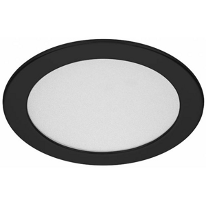 Svietidlo podhľadové LED CCT IP44 6W okruhlé, čierne (PANLUX)