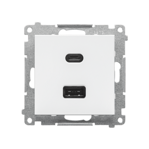 Dvojitá USB nabíjačka, C+A, 30W