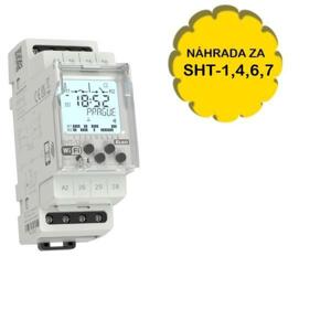 Hodiny spínacie SHT-13/2 AC 230 V 2x16A multifunkčné, digitálne s WIFI pripojením (ELKO)