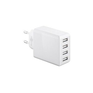 Sieťový USB adaptér, štvorkanálový, 6000 mA, 30W(Fenix)