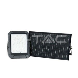 Reflektor LED solárny 15W, 4000K, 1800lm, IP65, komplet sada s panelom, VT-102W (V-TAC)