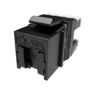 Rychlozařezávací keystone Solarix CAT6 UTP SXKJ-6-UTP-BK-NA Component Level a 4PPoE certif