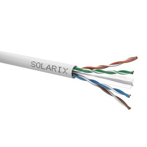 Instalační kabel Solarix CAT6 UTP PVC Eca 500m/cívka SXKD-6-UTP-PVC