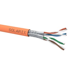 Instalační kabel Solarix CAT7 SSTP LSOHFR B2ca-s1,d1,a1 1000 MHz 500m/cívka SXK