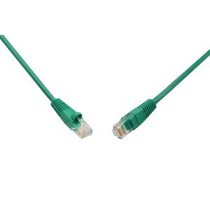 Patch kabel CAT6 UTP PVC 1m zelený snag-proof C6-114GR-1MB