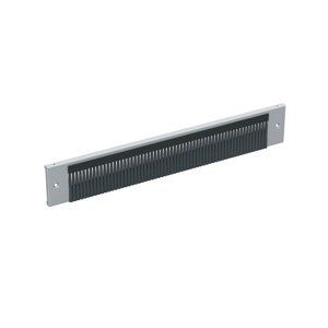 Panel podstavce s kartáčovou lištou 800, výška 100mm, RAL7035
