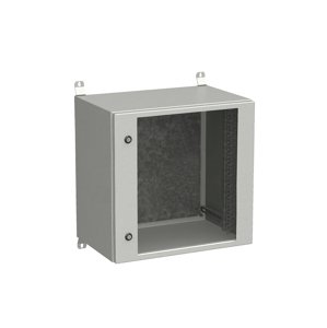 Rozvadeč nástěnný venkovní LC-20 12U 600x400 prosklené dveře 2x1bodový zámek LC-20-12U-64-