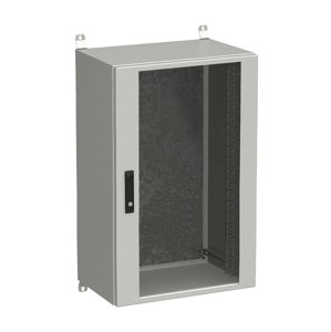 Rozvadeč nástěnný venkovní LC-20 21U 600x400 prosklené dveře 3bodový zámek LC-20-21U-64-12
