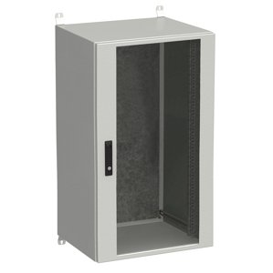 Rozvadeč nástěnný venkovní LC-20 24U 600x500 prosklené dveře 3bodový zámek LC-20-24U-65-12