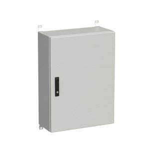 Rozvadeč nástěnný venkovní LC-20 18U 600x300 plechové dveře 3bodový zámek LC-20-18U-63-22-
