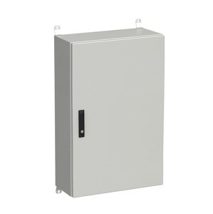 Rozvadeč nástěnný venkovní LC-20 21U 600x300 plechové dveře 3bodový zámek LC-20-21U-63-22-