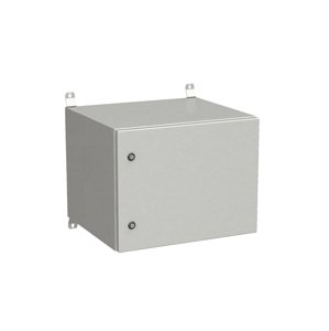 Rozvadeč nástěnný venkovní LC-20 9U 600x500 plechové dveře 2x1bodový zámek LC-20-9U-65-21-