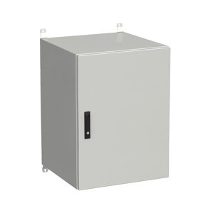 Rozvadeč nástěnný venkovní LC-20 18U 600x600 plechové dveře 3bodový zámek LC-20-18U-66-22-