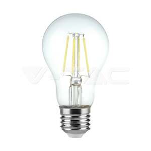 Žiarovka LED Filament E27 4W 6500K 400lm A60 priehľadná VT-1885 (V-TAC)