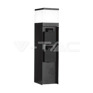 Stĺpová lampa + zásuvka 16A MAX. 3600W výkon Pile G9 VT-1197 (V-TAC)