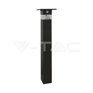 Stĺpikové LED solárne svietidlo 3W so snímačom PIR a batériou 2200mA LI 3,7V VT-1170 (V-TA