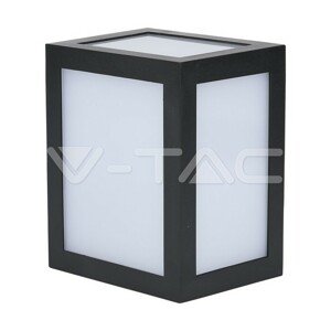 Nástenné LED svietidlo 12W, 6400K, 750lm, IP65, čierne VT-822 (V-TAC)