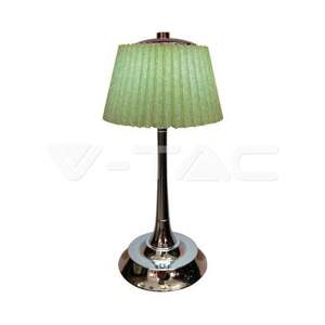 1,5W LED stolová lampa 3v1 chróm + svetlo zelená VT-7968 (V-TAC)