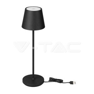 1,5W LED stolová lampa 3000K IP54 piesková čierna VT-7997 (V-TAC)