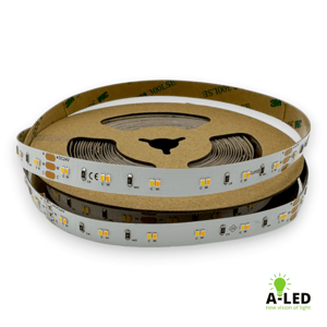 Pásik LED 24V 9,6W, CCT, 990lm/m, 1m, 60+60 LED/m, IP20