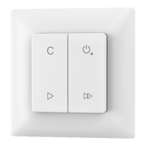 Tlačidlový ovládač PF3 RGB RF 1-zónový/kanálový