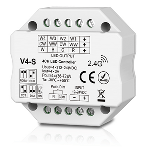 Riadiaca jednotka V4-S RF RGBW