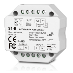 Riadiaca jednotka S1-B RF+tlačítko TRIAC 230V