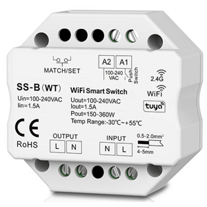 Riadiaca jednotka SS-B(WT) WiFi+RF ON/OFF Tuya App