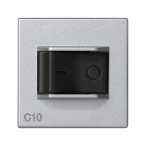Istič, K45, charakteristika C, 10A, 250V, 45×45mm, hliník