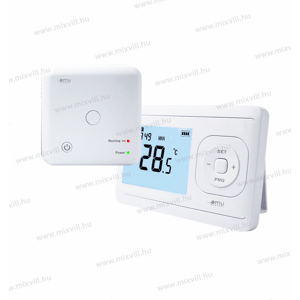Termostat bezdrôtový priestorový OMU P804RF programovateľný 0...+50°C (xbs)