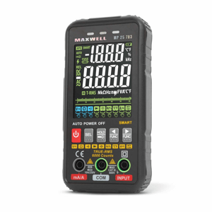 Automatický multimeter s farebným displejom - 3 4xAAA (GLOBIZ)