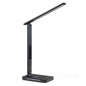 Stolová lampa čierna NOBLITE 7W, 460lm, LED (Kobi)