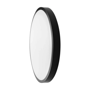 Stropné LED svietidlo 36W 3000K IP44 3820lm čierne okrúhle čip Samsung VT-8630 (V-TAC)