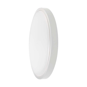 Stropné LED svietidlo 18W 6500K IP44 1800lm biele okrúhle Samsung senzor diaľ.ovl VT-8618S
