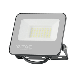 30W svetlomet RGB + biele matné sklo čierne s ovládačom IP65 VT-44034 (V-TAC)