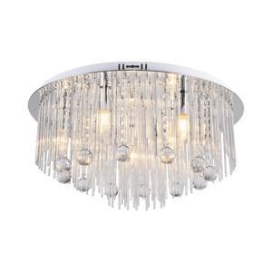 Dizajnové LED stropné krištáľové svietidlo D600 E14 VT-7970 (V-TAC)