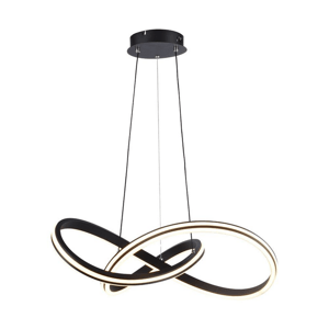 Dizajnové LED závesné svietidlo čierne+biele D600 VT-7983 (V-TAC)