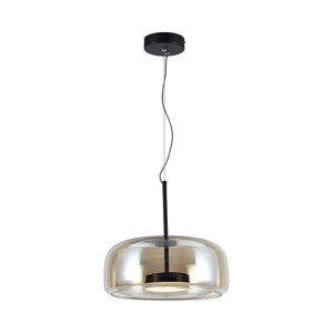 Dizajnové LED závesné svietidlo 6W kov+sklo D350*H170 3000K 750lm VT-7988 (V-TAC)