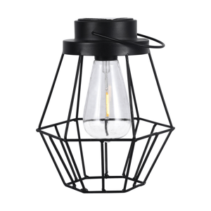 Solárne LED svietidlo s rukoväťou v čiernej farbe VT-7995 (V-TAC)