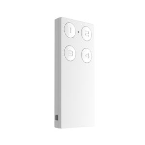 Vysielač kľúčenka RF Key-40/W biely Batéria 3 V (ELKO)