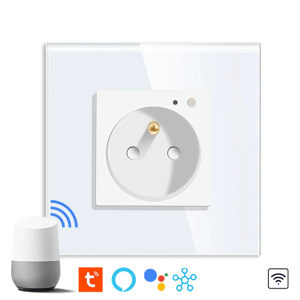 Revolo Touch WiFi elektrická zásuvka 16A typu FR - Biela