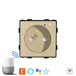 Revolo Touch WiFi el. zásuvka 16A typ FR - Zlatý modul