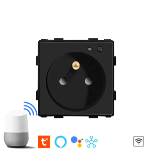 Revolo Touch WiFi el. zásuvka 16A typ FR - Čierny modul