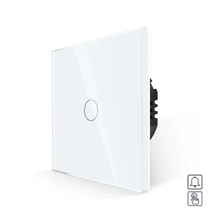 Revolo Touch dotykové tlačidlo 1/0 230V - Biele