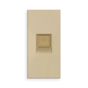 Revolo Touch internetový polmodul LAN RJ45 Cat.5 - Zlatý